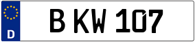 Truck License Plate